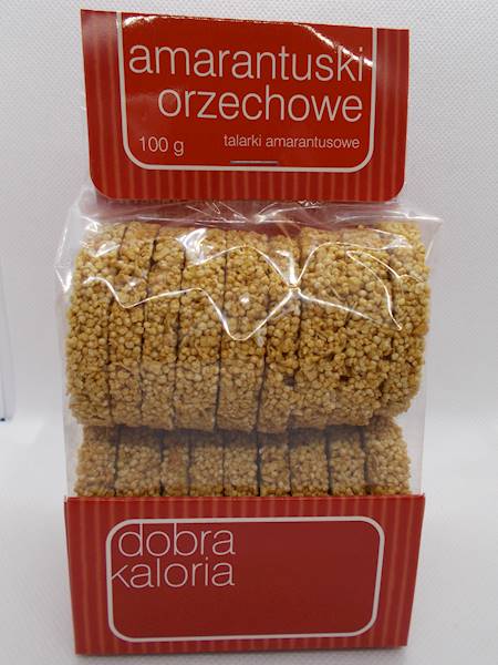 Amarantuski orzechowe 100g - chrupiące talarki z a