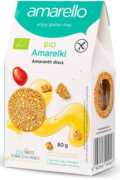 Bio amarelki - talarki amarantusowe bezglutenowe 8