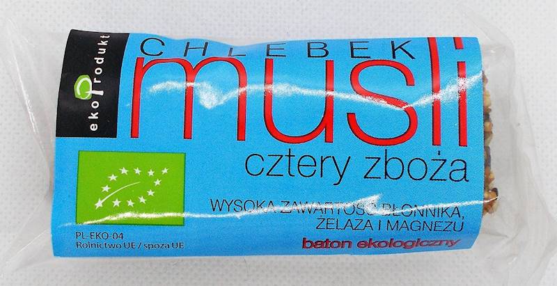 Bio chlebek musli cztery zboża 50g Kubara