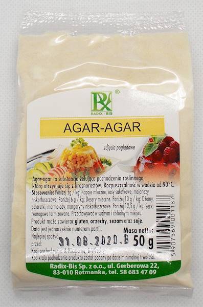 Agar - substancja żelująca z glonów morskich 50g R