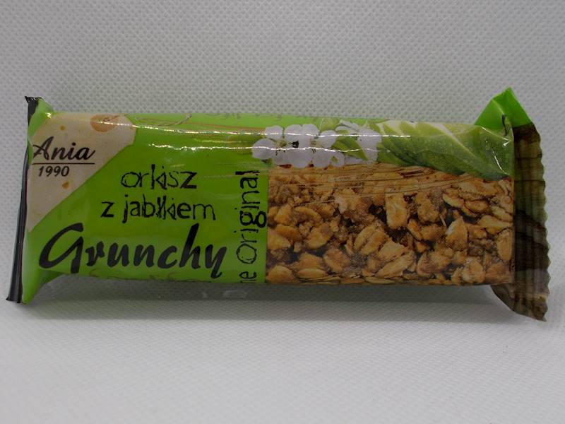 Baton crunchy orkiszowy z jabłkiem 65g Ania