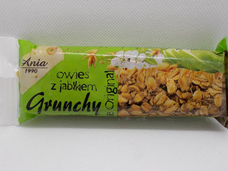 Baton crunchy owsiany z jabłkiem 65g Ania