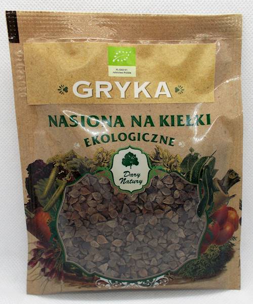 Bio gryka do kiełkowania 50g Dary Natury