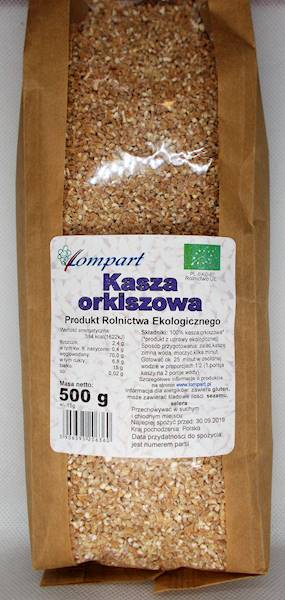 Bio kasza orkiszowa 500g Lompart