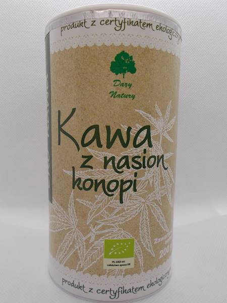 Bio kawa z nasion konopi 200g Dary Natury