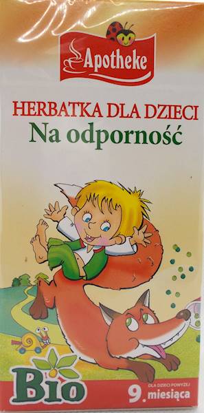 Bio herbatka dla dzieci na odporność 20 x 1,5g Apo