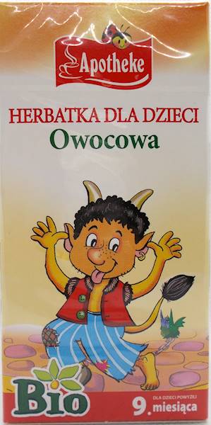 Bio herbatka dla dzieci owocowa 20 x 2g Apotheke
