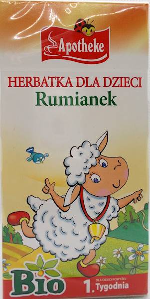 Bio herbatka dla dzieci rumiankowa 20 x 1g Apothek