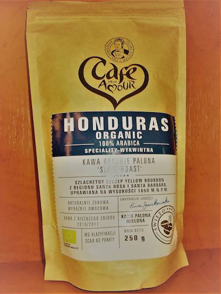 Bio kawa palona mielona arabica 100% Honduras 250g