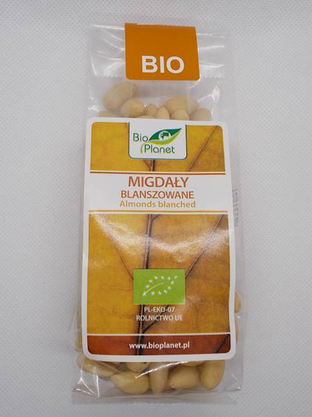 Bio migdały blanszowane 100g Bio Planet
