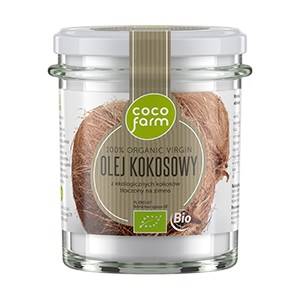 Bio olej kokosowy tłoczony na zimno 240g Coco Farm