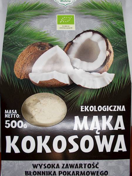 Bio mąka kokosowa 500g Dary Natury