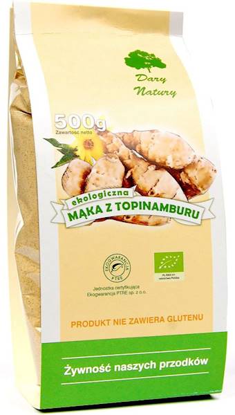 Bio mąka z topinamburu 500g Dary Natury
