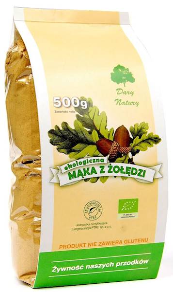 Bio mąka z żołędzi 500g Dary Natury