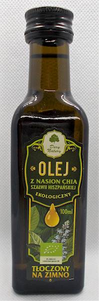 Bio olej z nasion szałwi hiszpańskiej tłoczony na