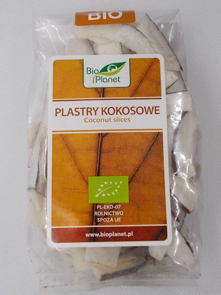 Bio plastry kokosowe 100g Bio Planet