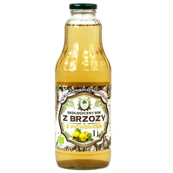 Bio sok brzozowy z pigwowcem 1l Dary Natury