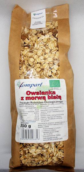 Bio owsianka z morwą białą 300g Lompart