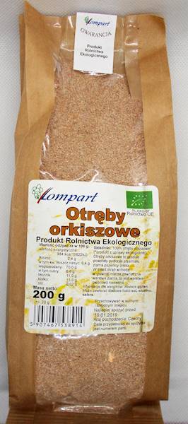 Bio otręby orkiszowe 200g Lompart