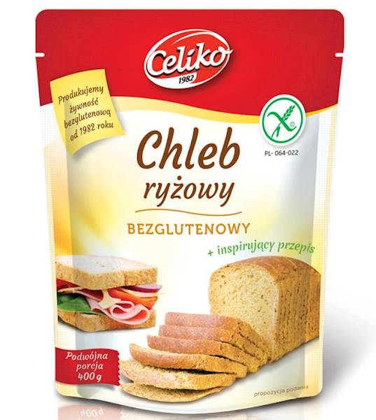 Celiko chleb ryżowy bezglutenowy 200g - koncentrat