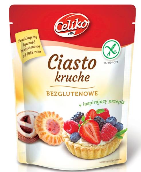 Celiko ciasto kruche bezglutenowe 200g - koncentra