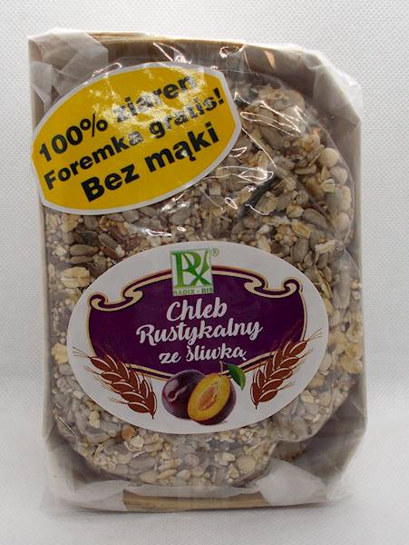 Chleb rustykalny ze śliwką 350g Radix-Bis