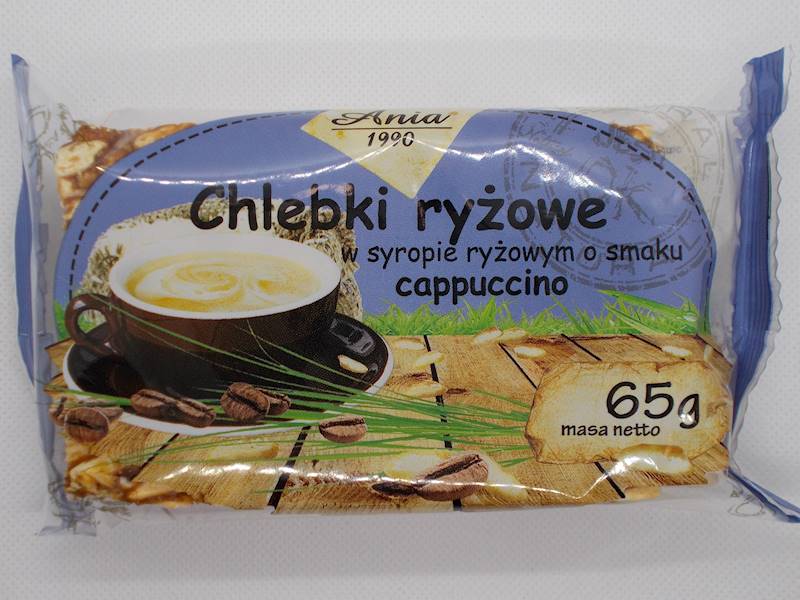 Chlebki ryżowe cappucino w syropie ryżowym 65g Ani