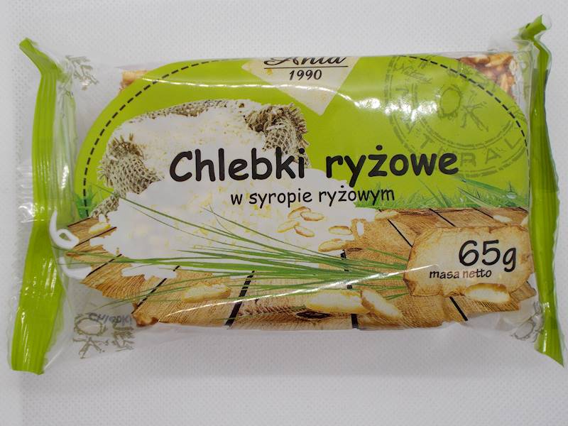 Chlebki ryżowe w syropie ryżowym 65g Ania