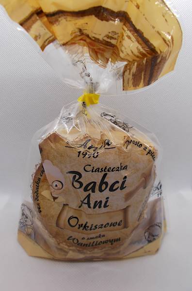 Ciasteczka Babci Ani orkiszowe waniliowe bez cukru