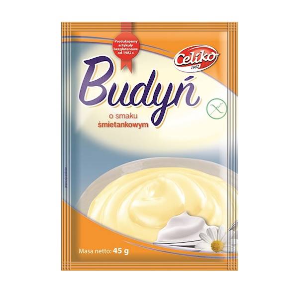 Budyń o smaku śmietankowym bezglutenowy w proszku