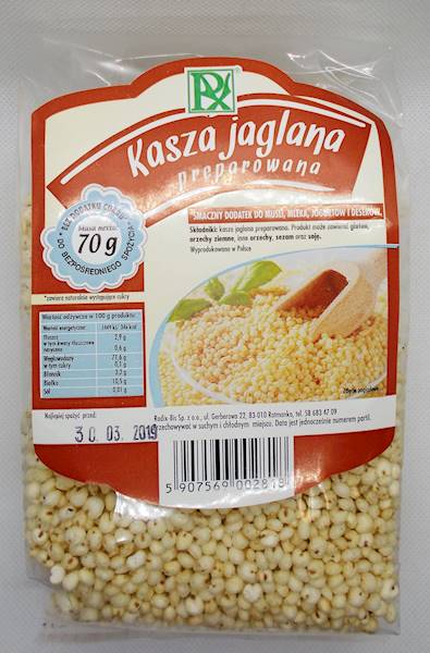 Kasza jaglana preparowana 70g Radix-Bis