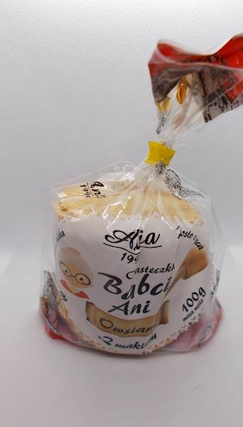 Ciasteczka Babci Ani owsiane z makiem 100g Ania