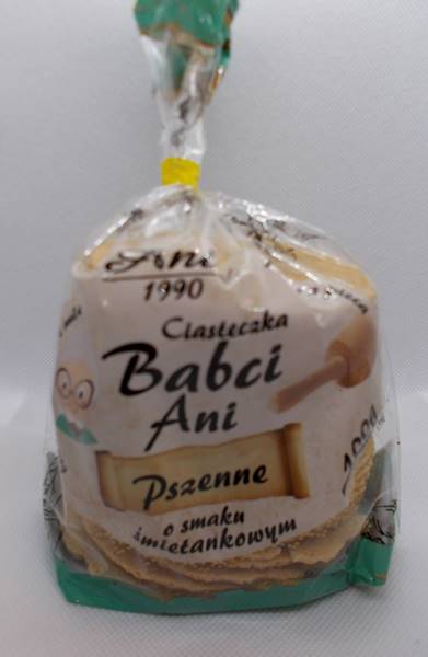 Ciasteczka Babci Ani pszenne śmietankowe bez cukru