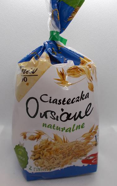 Ciasteczka owsiane naturalne bez dodatku cukru 150