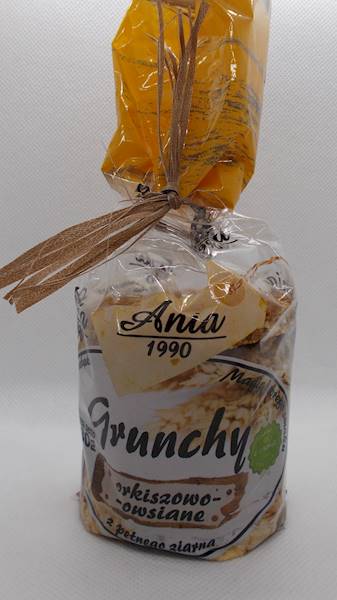 Ciastka crunchy orkiszowo-owsiane 180g Ania