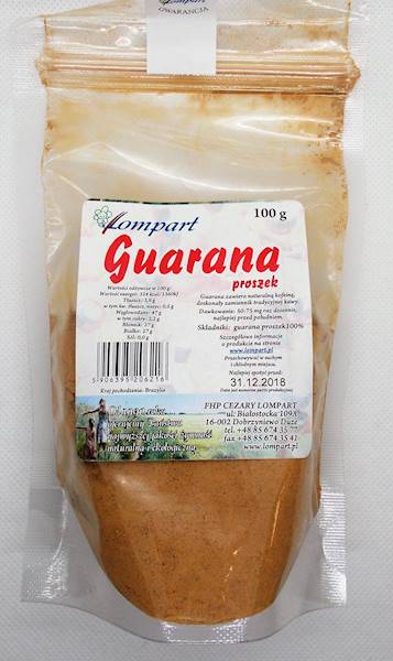 Guarana proszek 100g Lompart