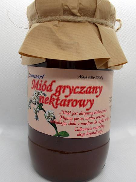 Miód gryczany nektarowy 1000 g