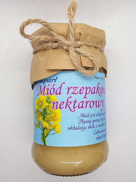 Miód rzepakowy nektarowy 380 g