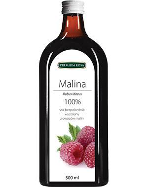 Malina bez cukru 0,5l Premium Rosa