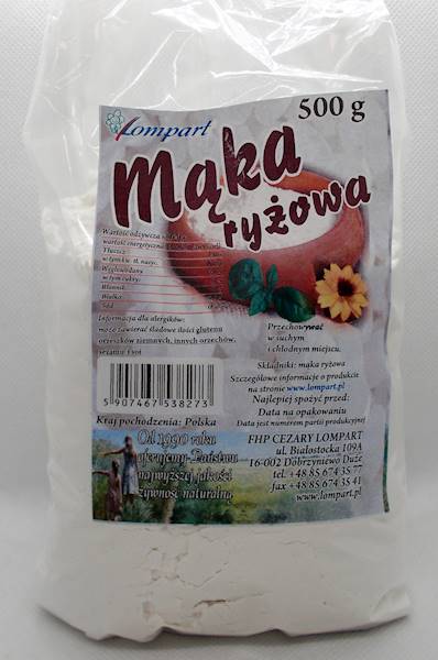 Mąka ryżowa 500g Lompart