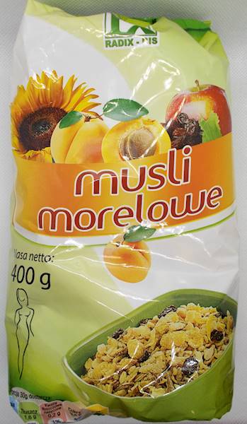Musli morelowe 400g Radix-Bis