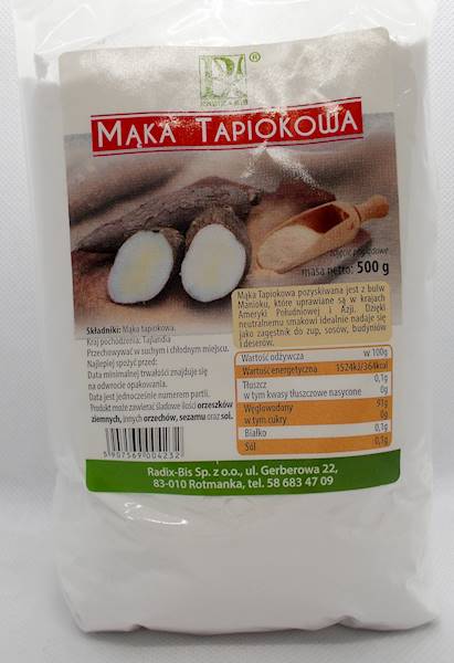 Mąka tapiokowa 500g Radix-Bis