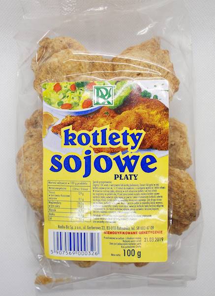 Kotlety sojowe płaty 100g Radix-Bis