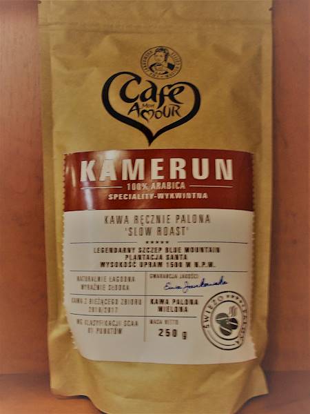 Kawa palona mielona arabica 100% Kamerun 250g Cafe