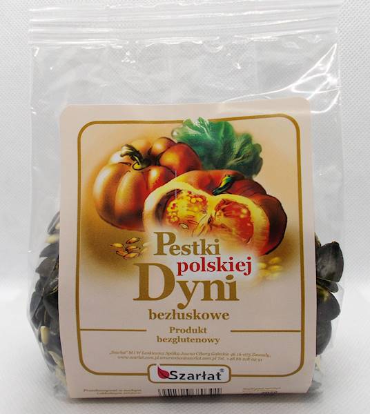 Pestki polskiej dyni bezłuskowe 200g Szarłat