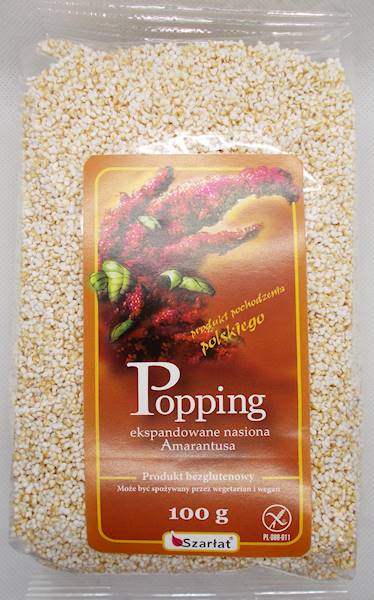 Popping amarantusowy-preparowane nasiona amarantus