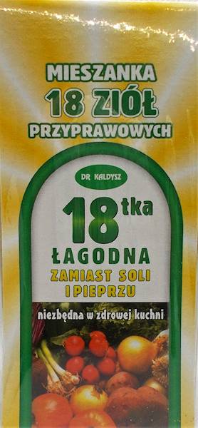 Przyprawa 18-tka łagodna zamiast soli i pieprzu 80