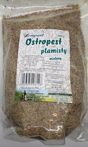 Ostropest plamisty mielony 400g Lompart