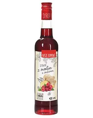 Syrop malina z imbirem 400 ml Premium Rosa