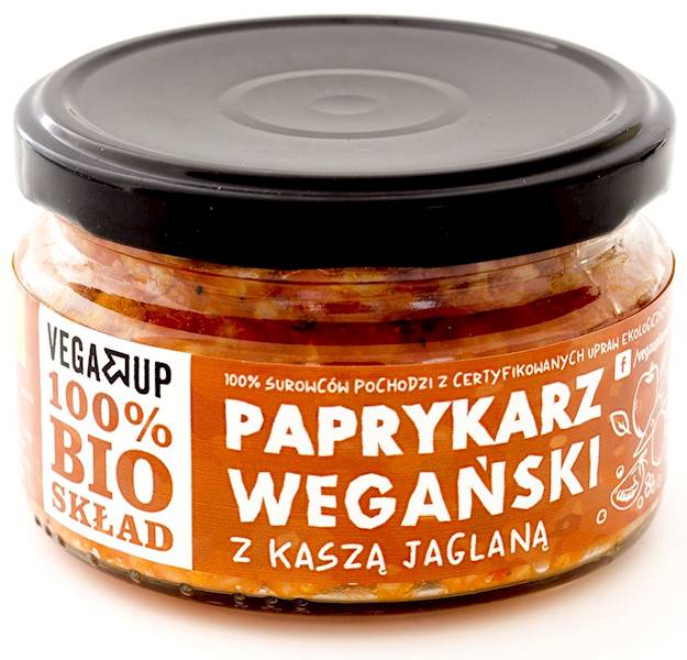BIO Paprykarz wegański z kaszą jaglaną 190g VegaUp